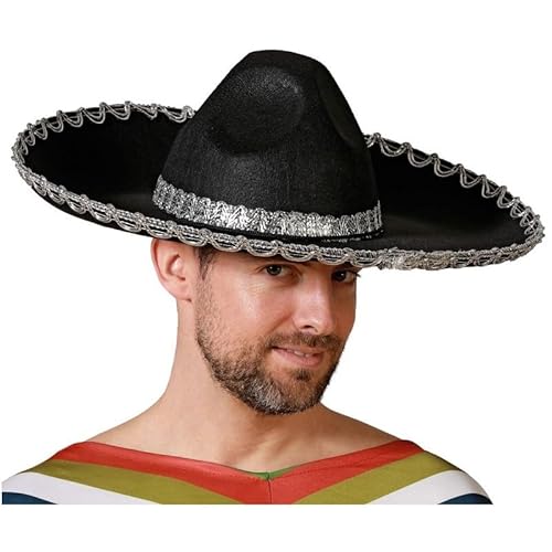 Atosa Sombrero schwarz/silber, mexikanisch, 57 cm Atosa Sombrero schwarz/silber, mexikanisch, 57 cm von ATOSA