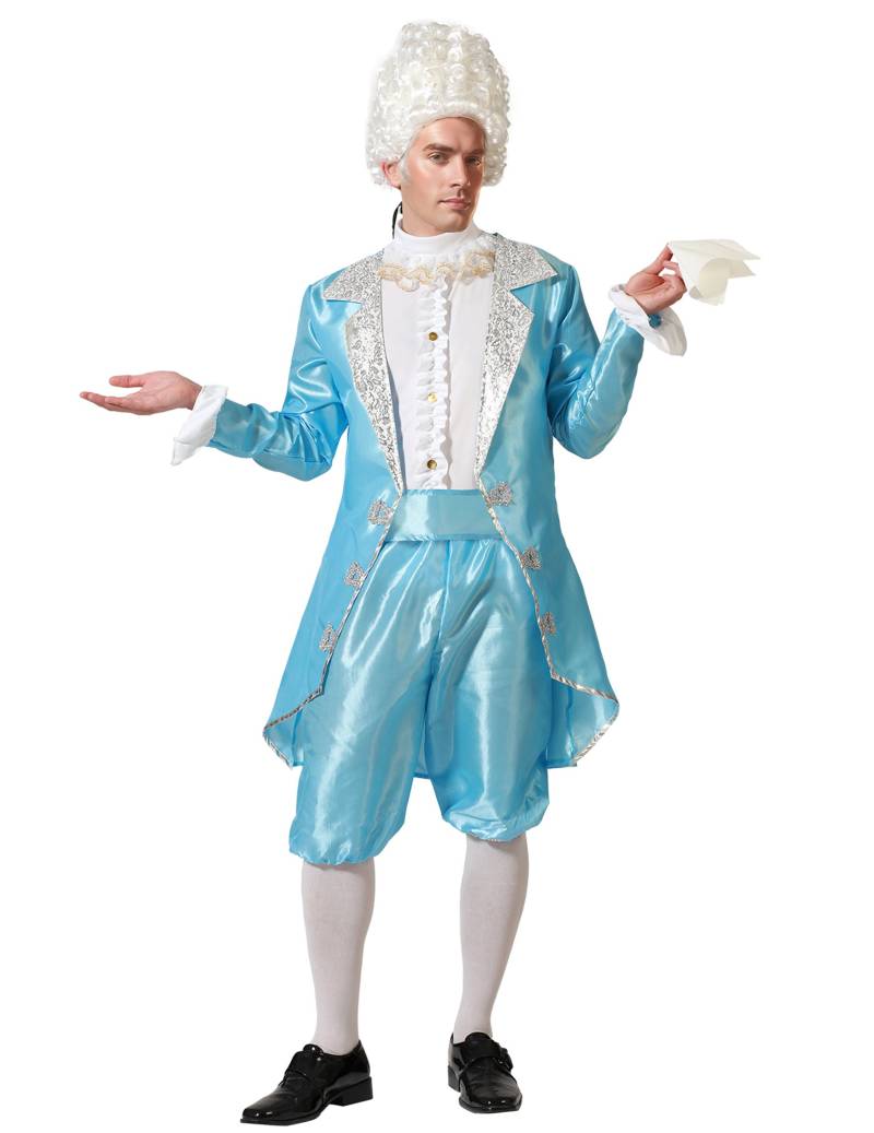 Barock Kostüm Herren hellblau von ATOSA