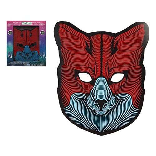 BigBuy Carnival S1120094 Mascara LED Wolf, Unisex, Erwachsene, bunt, Talla única BigBuy Carnival S1120094 Mascara LED Wolf, Unisex, Erwachsene, bunt, Talla única von ATOSA