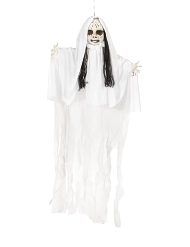 BigBuy Carnival Atosa 57768 Geisteranhänger für Halloween mit Licht, 100 x 70 cm BigBuy Carnival Atosa 57768 Geisteranhänger für Halloween mit Licht, 100 x 70 cm von ATOSA