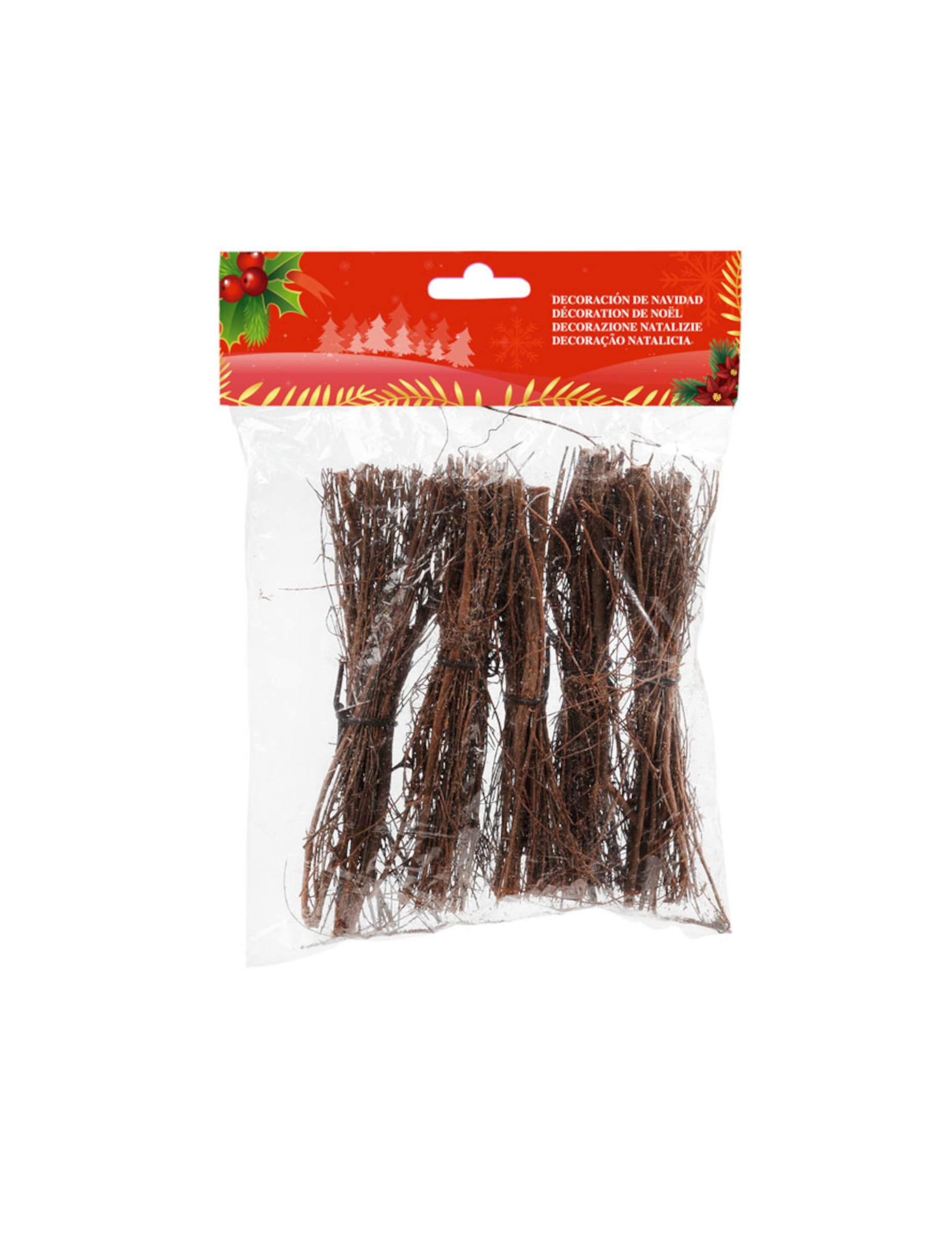 Deko-Holzbündel Bastelzubehör 5 Stück braun 15 cm Deko-Holzbündel Bastelzubehör 5 Stück braun 15 cm von ATOSA