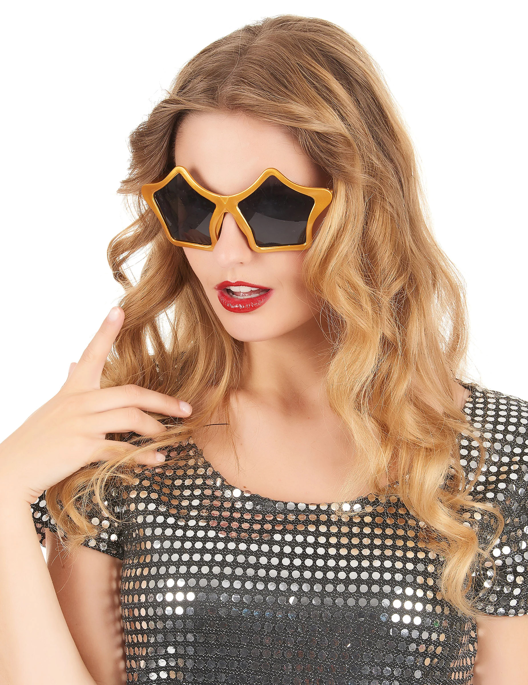 Disco Party-Brille Sterne gold Disco Party-Brille Sterne gold von ATOSA
