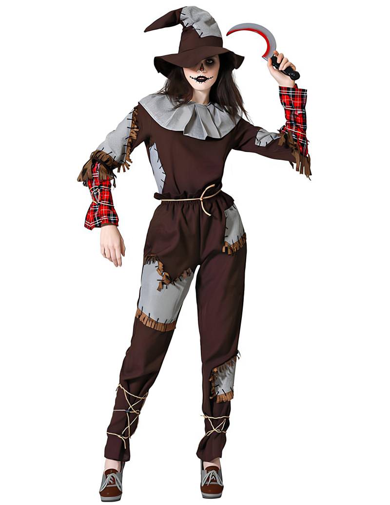 Gruseliges Vogelscheuchenkostüm Damen von ATOSA