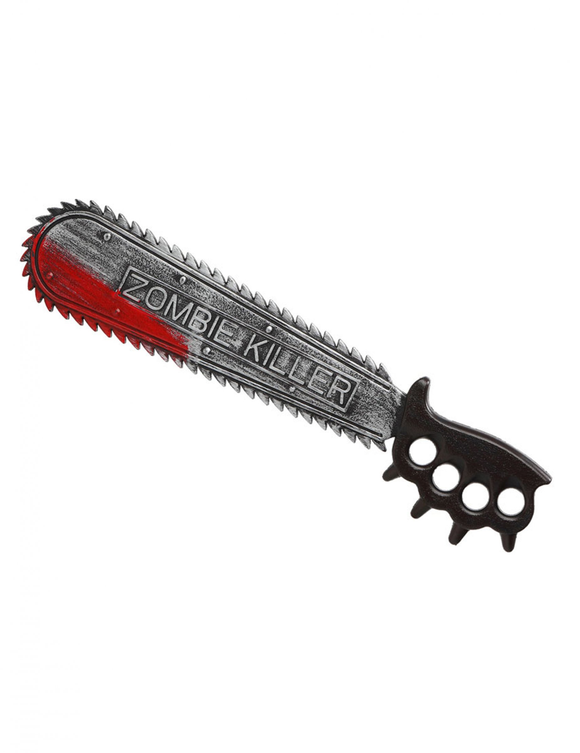 Halloween-Säge Halloween-Waffe Zombie Killer silber-schwarz-rot 50 cm Halloween-Säge Halloween-Waffe Zombie Killer silber-schwarz-rot 50 cm von ATOSA