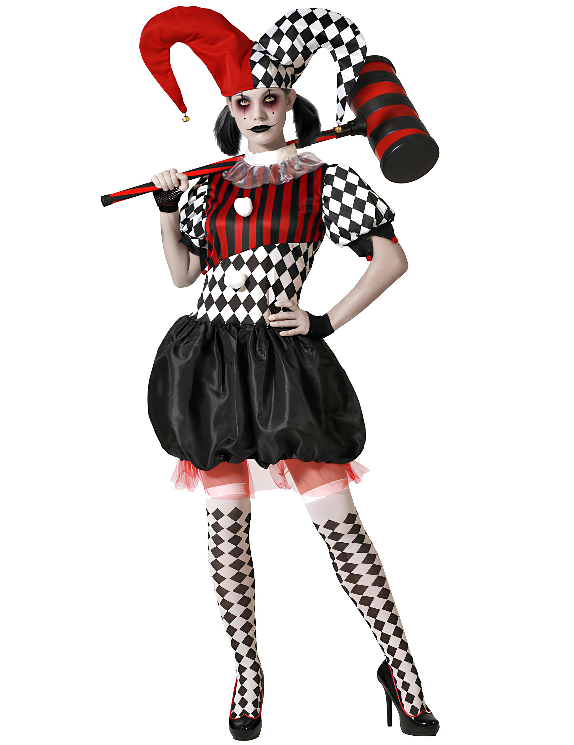 Harlekin Horror Clown Damen von ATOSA