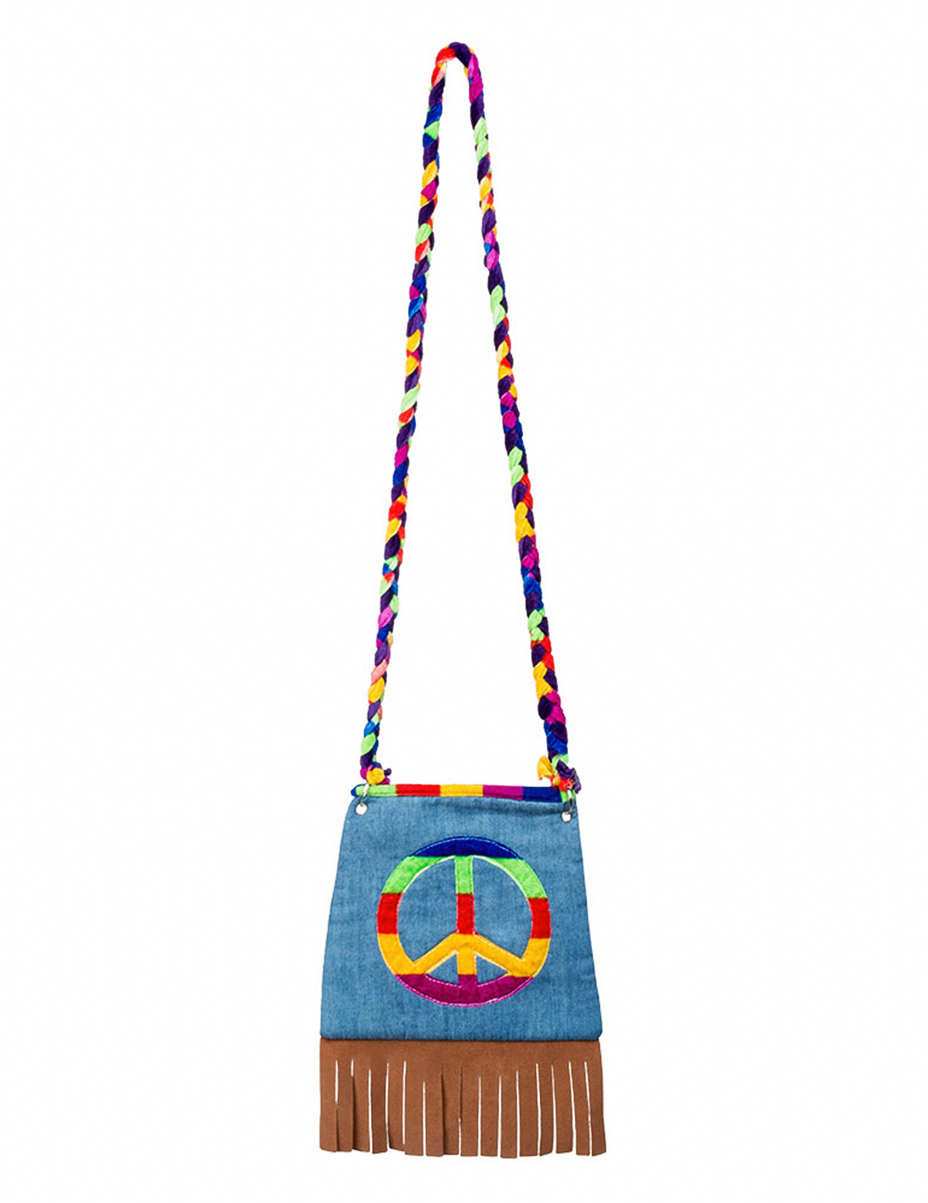 Hippie-Handtasche für Erwachsene bunt Hippie-Handtasche für Erwachsene bunt von ATOSA