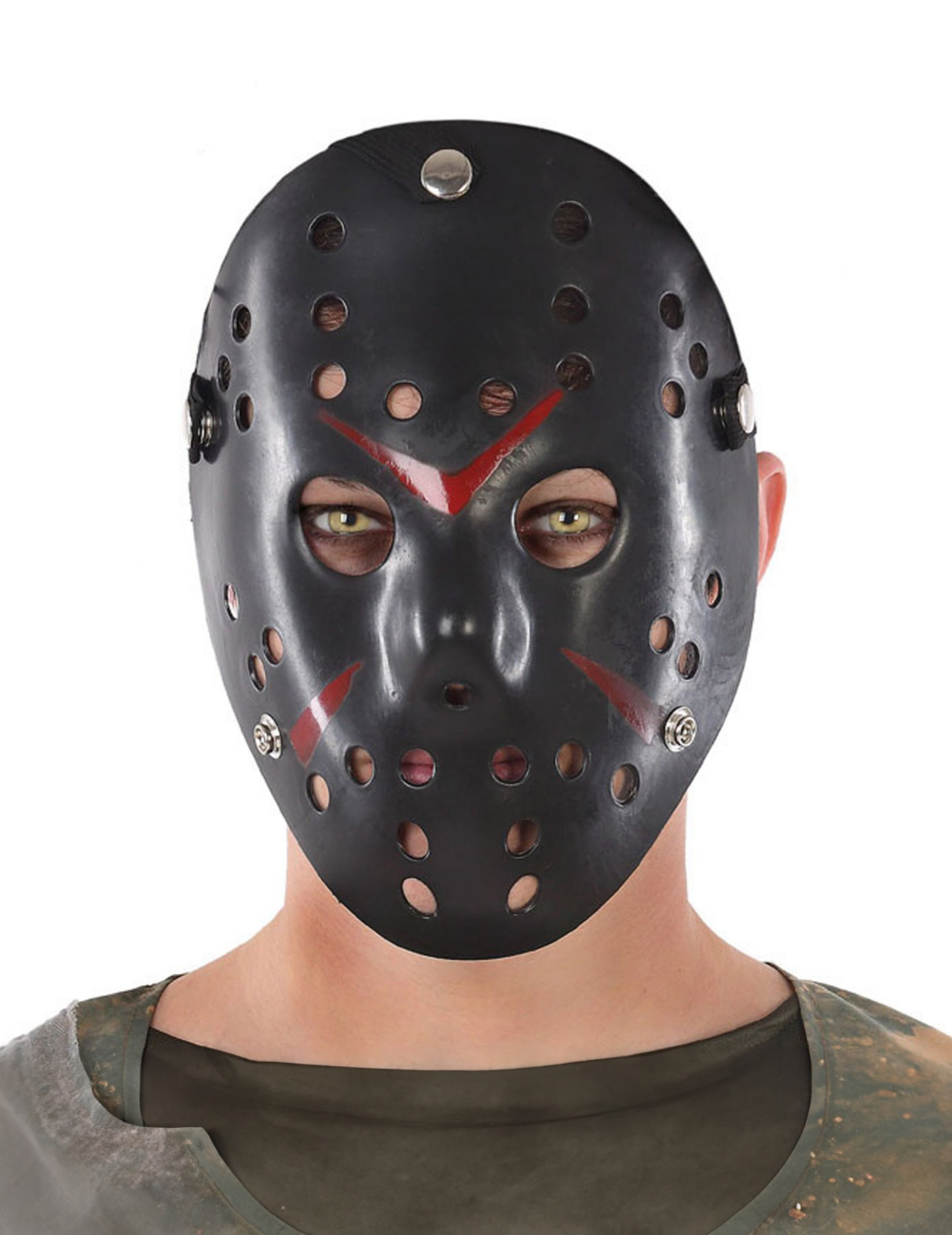 Hockey-Maske Halloween-Maske schwarz Hockey-Maske Halloween-Maske schwarz von ATOSA