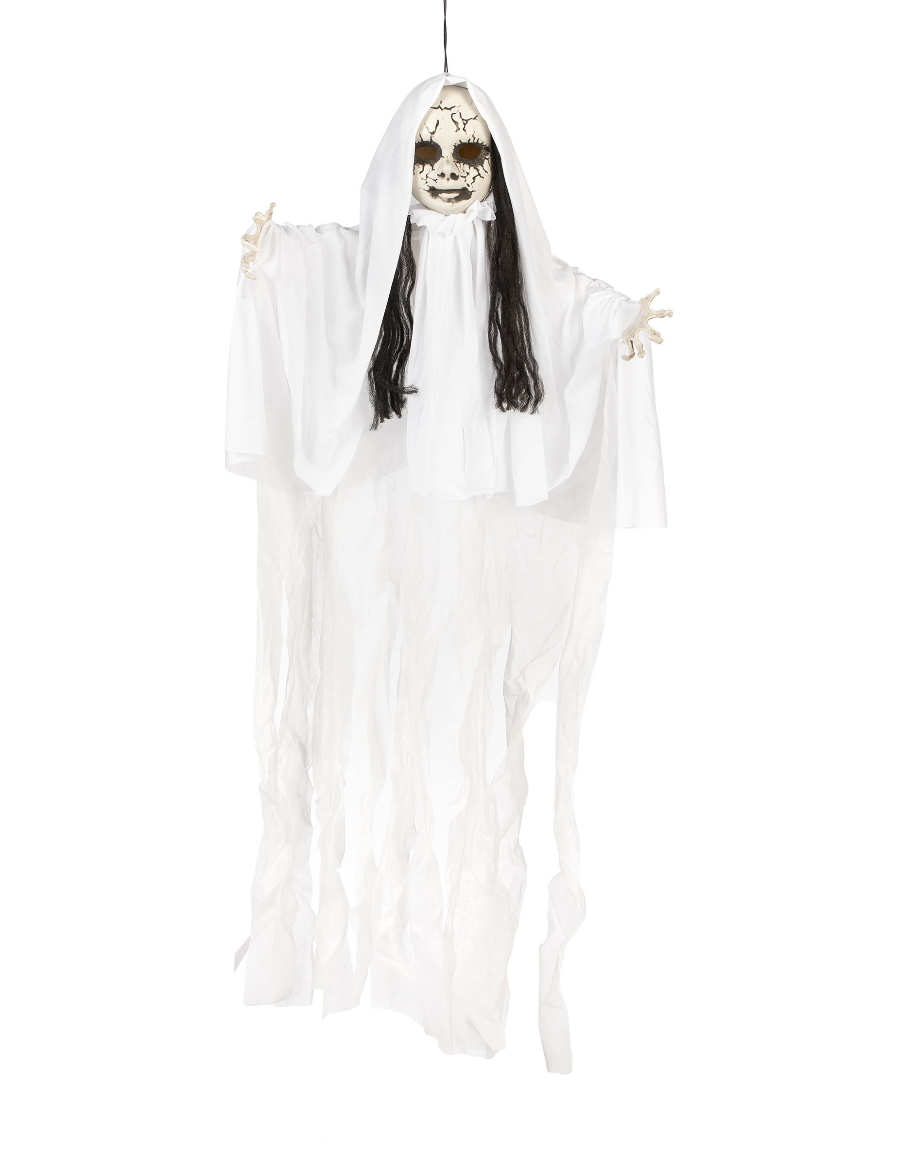 Horrorpuppe mit leuchtenden Augen Halloween-Dekofigur zum Aufhängen weiss 100 x 70 cm Horrorpuppe mit leuchtenden Augen Halloween-Dekofigur zum Aufhängen weiss 100 x 70 cm von ATOSA
