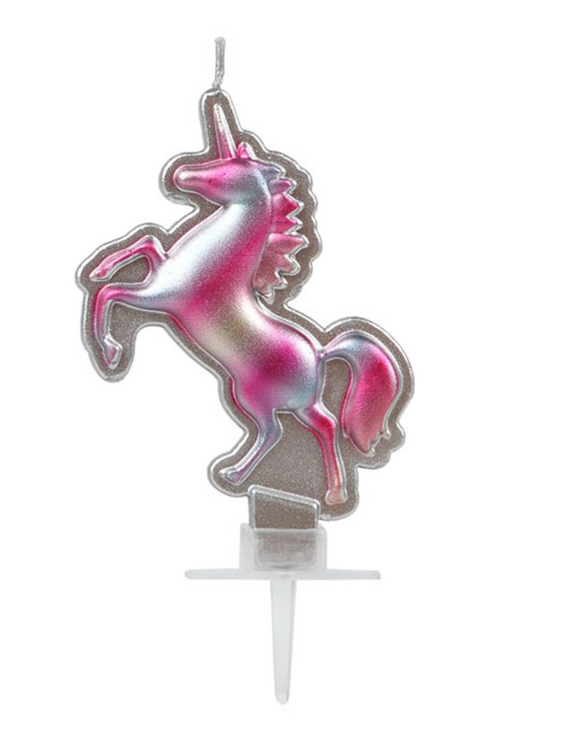 Kerze Einhorn Rosa Silber 16x9cm Kerze Einhorn Rosa Silber 16x9cm von ATOSA