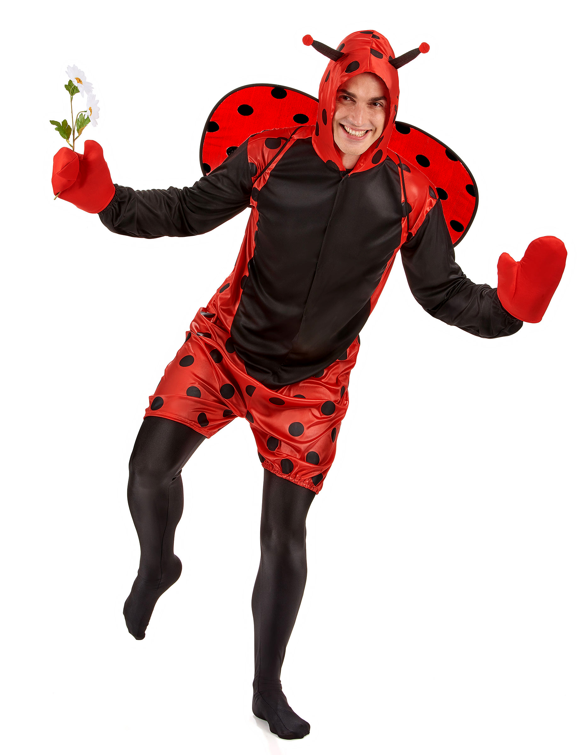 Lustiger Marienkäfer Kostüm Tierkostüm rot-schwarz Lustiger Marienkäfer Kostüm Tierkostüm rot-schwarz von ATOSA