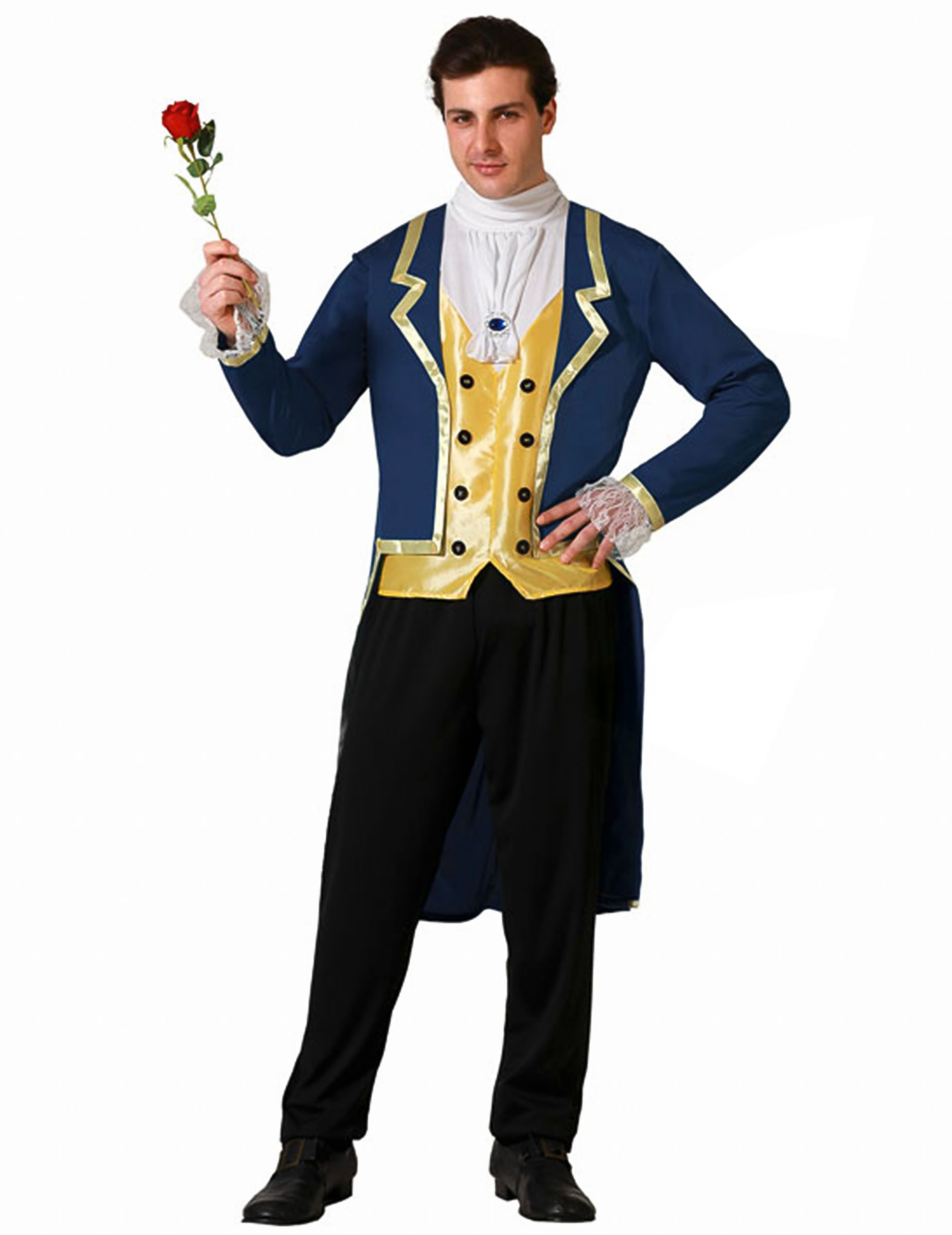 Prinz Kostüm für Herren Märchen blau-gold Prinz Kostüm für Herren Märchen blau-gold von ATOSA