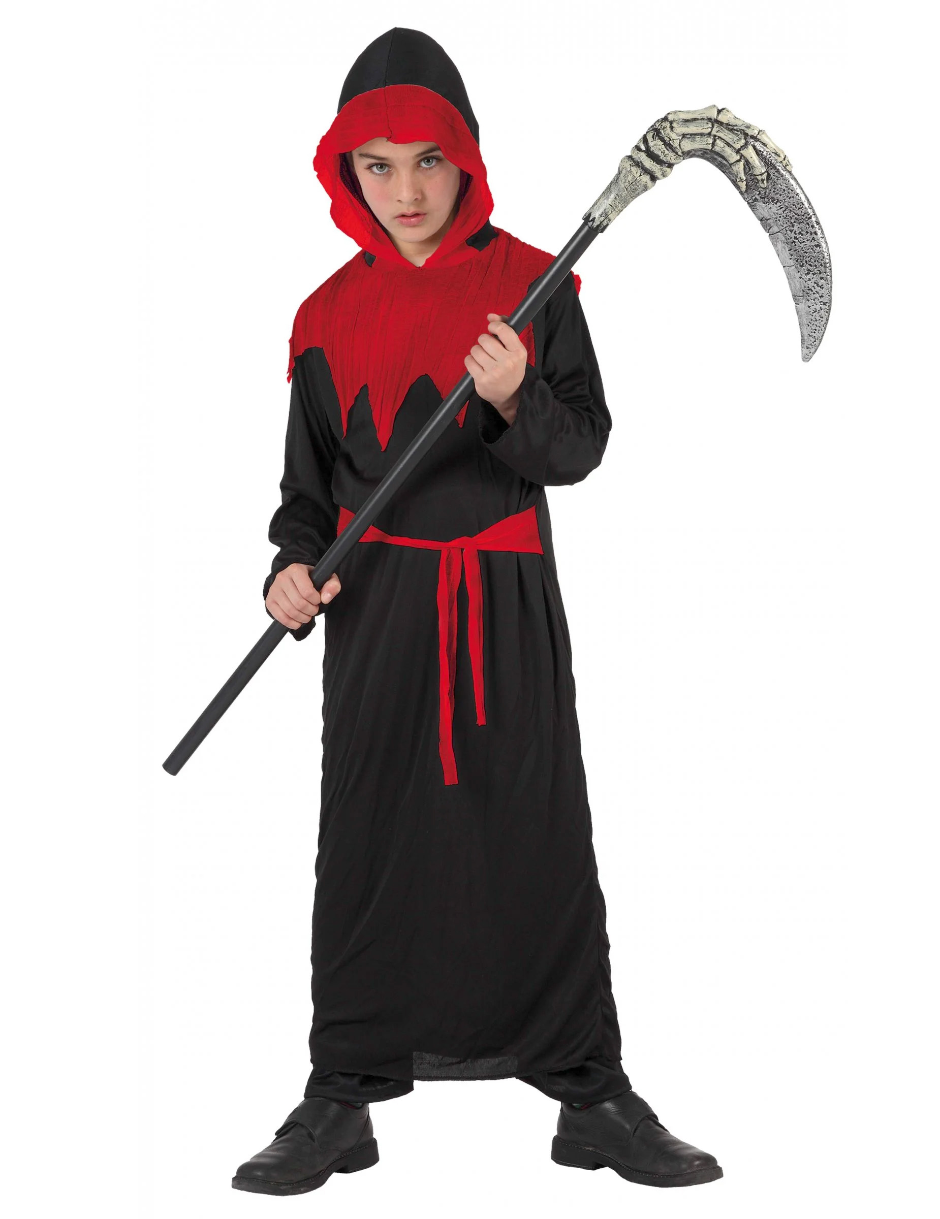 Teuflischer Sensenmann Halloween-Kinderkostüm schwarz-rot Teuflischer Sensenmann Halloween-Kinderkostüm schwarz-rot von ATOSA