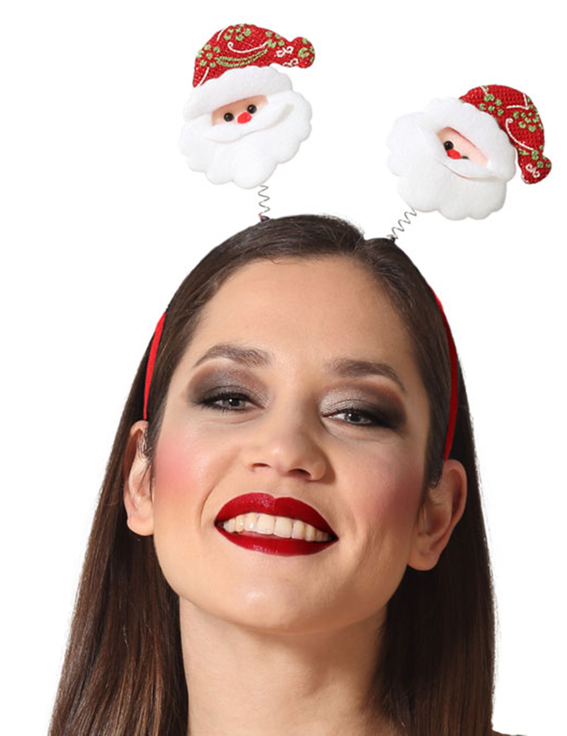 Weihnachtshaarreif Wackel-Weihnachtsmann rot-weiss Weihnachtshaarreif Wackel-Weihnachtsmann rot-weiss von ATOSA