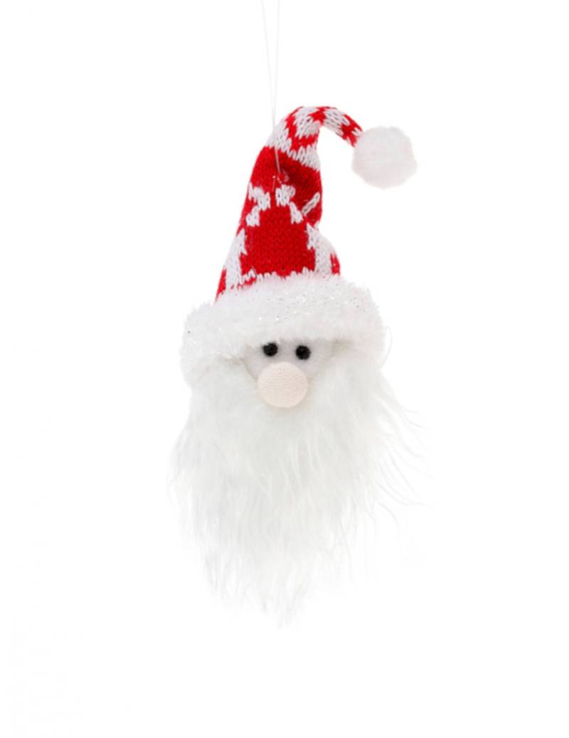 Weihnachtsmann-Anhänger aus Stoff Weihnachtsbaumschmuck 20 cm von ATOSA