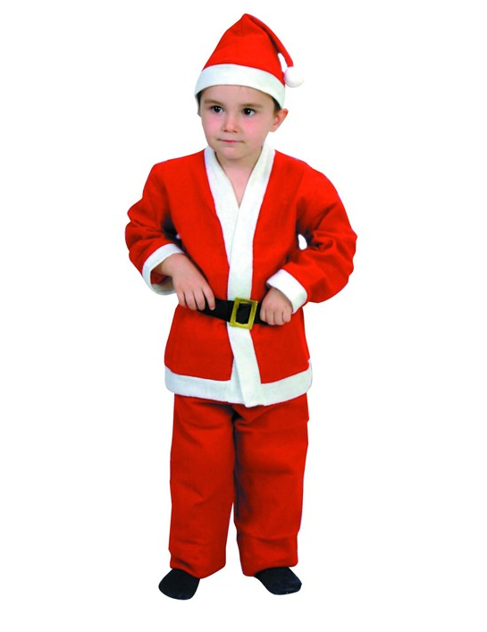 Weihnachtsmann-Kostüm für Kinder Weihnachtskostüm rot-weiss Weihnachtsmann-Kostüm für Kinder Weihnachtskostüm rot-weiss von ATOSA