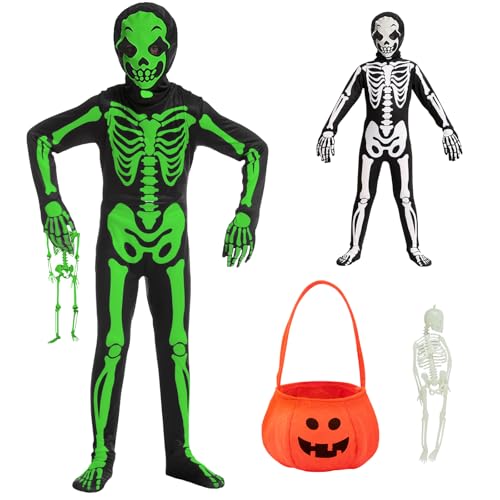 Kostüm Skelett Jungen Kinder 5 6 Jahre Kostüm Skelett Kinder Kostüm Skelett Jungen Mädchen Overall Skelett Neon Skelett Maske Halloween Korb Kürbis Halloween Tasche Süßigkeiten Kostüm Skelett Jungen Kinder 5 6 Jahre Kostüm Skelett Kinder Kostüm Skelett Jungen Mädchen Overall Skelett Neon Skelett Maske Halloween Korb Kürbis Halloween Tasche Süßigkeiten von ATOWORLD
