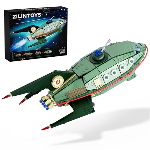 Raumschiff Bauset Future Ship Blocks Spielzeug Kompatibel mit Lego Sammlung Kreatives Star Raumschiff Bauset für Jungen Animation Fans ab 8 Jahren (928 PCS) von ATRtoyMF