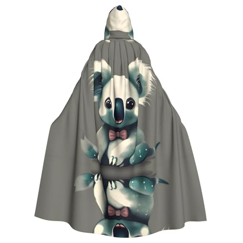 ATTBBH Niedlicher Umhang mit Koala-Druck für Halloween, Rollenspiele und Kostümpartys – bequem und langlebig ATTBBH Niedlicher Umhang mit Koala-Druck für Halloween, Rollenspiele und Kostümpartys – bequem und langlebig von ATTBBH