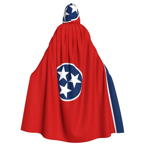 ATTBBH Tennessee State Flag Prints Kapuzenumhang für Halloween, Rollenspiele und Kostümpartys – bequem und langlebig ATTBBH Tennessee State Flag Prints Kapuzenumhang für Halloween, Rollenspiele und Kostümpartys – bequem und langlebig von ATTBBH