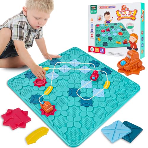 AUAUY Kinderspielzeug Brettspiele, Logischer Straßenbauer Kinderlogikspielzeuge, Spiele für Multiplayer&Familie, Montessori Spielzeug Geburtstagsgeschenk für Jungen Mädchen im Alter von 4+ Jahren AUAUY Kinderspielzeug Brettspiele, Logischer Straßenbauer Kinderlogikspielzeuge, Spiele für Multiplayer&Familie, Montessori Spielzeug Geburtstagsgeschenk für Jungen Mädchen im Alter von 4+ Jahren von AUAUY