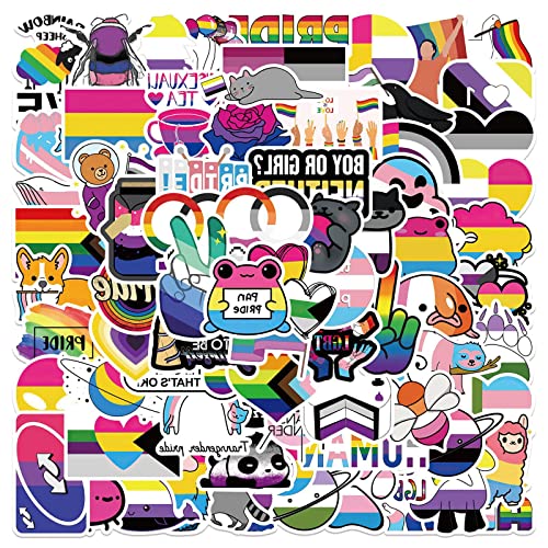 100 Stück Gay Pride Aufkleber Pack LGBT Gay Love Rainbow Sticker Set Wasserdichte Vinyl Sticker für Laptop Kinder Autos Motorrad Fahrrad Skateboard Gepäck Koffer Computer Aufkleber Graffiti Decal 100 Stück Gay Pride Aufkleber Pack LGBT Gay Love Rainbow Sticker Set Wasserdichte Vinyl Sticker für Laptop Kinder Autos Motorrad Fahrrad Skateboard Gepäck Koffer Computer Aufkleber Graffiti Decal von AUCEKO