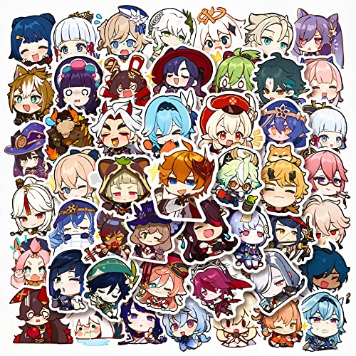 50 Stück Genshin Impact Aufkleber Pack Gmes Genshin Impact Sticker Set Wasserdichte Vinyl Sticker für Laptop Kinder Autos Motorrad Fahrrad Skateboard Gepäck Koffer Computer Aufkleber Graffiti Decal 50 Stück Genshin Impact Aufkleber Pack Gmes Genshin Impact Sticker Set Wasserdichte Vinyl Sticker für Laptop Kinder Autos Motorrad Fahrrad Skateboard Gepäck Koffer Computer Aufkleber Graffiti Decal von AUCEKO