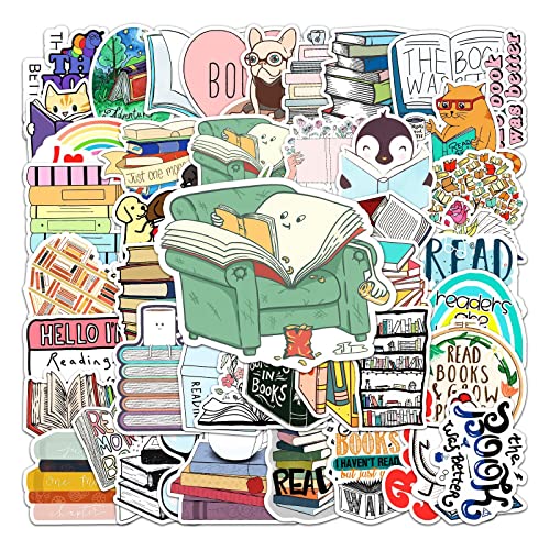 AUCEKO 50 Stück Lesen Aufkleber Pack Lesen Sticker Set wasserdichte Vinyl Sticker für Laptop Kinder Autos Motorrad Fahrrad Skateboard Gepäck Koffer Computer Aufkleber Graffiti Decal AUCEKO 50 Stück Lesen Aufkleber Pack Lesen Sticker Set wasserdichte Vinyl Sticker für Laptop Kinder Autos Motorrad Fahrrad Skateboard Gepäck Koffer Computer Aufkleber Graffiti Decal von AUCEKO