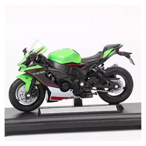 Motorrad Druckgussmodell 1:18 Maßstab Für Ninja ZX-10R ZX10R 2021 Mini-Motorradmodell Aus Druckguss Metall Fahrrad Fahrzeug Hobby Geschenk Grün Miniaturmodell von AUDSNI