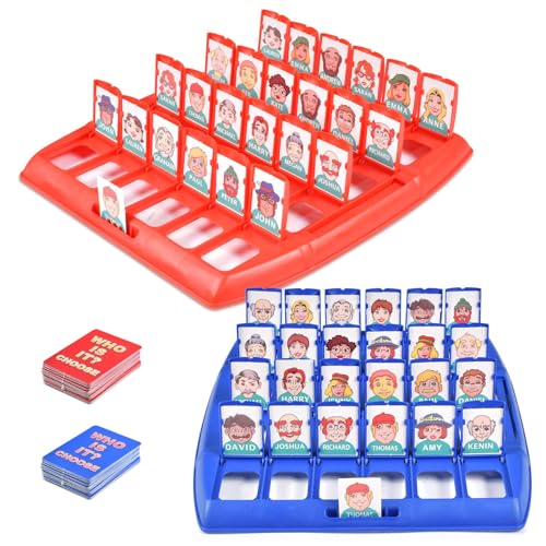 AUEJACKY wer ist es Spiel,wer ist es,Klassisches Ratespiel,Spiele,Wer ist das? Deduktionsspiel,Reisespiele für Kinder ab 6 Jahren, 2 Spieler von AUEJACKY