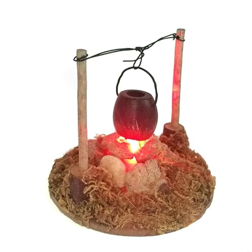 Wichtel Zubehör Weihnachten Wichtel Feuerstelle mit Hängendem Kübel, Mini Lagerfeuer mit LED, Miniatur Stadtflamme Mini Lagerfeuer Wichtelzubehör Miniatur Wichtel Zubehör,Wichtel Feuerstelle Miniatur Wichtel Zubehör Weihnachten Wichtel Feuerstelle mit Hängendem Kübel, Mini Lagerfeuer mit LED, Miniatur Stadtflamme Mini Lagerfeuer Wichtelzubehör Miniatur Wichtel Zubehör,Wichtel Feuerstelle Miniatur von AUEJACKY