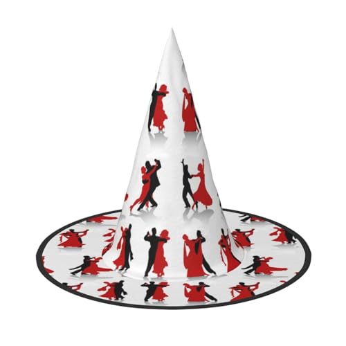 AUGUSTRUSH Verstellbarer Hexenhut für Damen und Herren, Ballsaal Tanz, Halloween Hut, Faltbare Halloween Party Zubehör, Spitze Zauberer Kappe für Cosplay, Karneval, Maskerade, 1 Stück AUGUSTRUSH Verstellbarer Hexenhut für Damen und Herren, Ballsaal Tanz, Halloween Hut, Faltbare Halloween Party Zubehör, Spitze Zauberer Kappe für Cosplay, Karneval, Maskerade, 1 Stück von AUGUSTRUSH