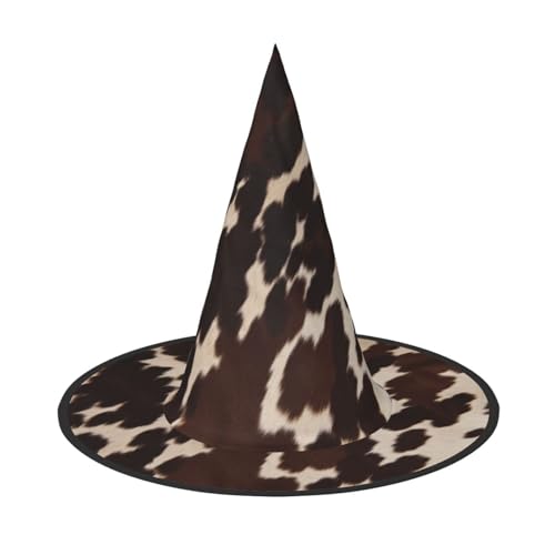 AUGUSTRUSH Verstellbarer Hexenhut für Damen & Herren, brauner Rindsleder, Halloween-Hut, faltbar, Halloween-Partyzubehör, spitze Zauberermütze für Cosplay, Karneval, Maskerade, 1 Stück AUGUSTRUSH Verstellbarer Hexenhut für Damen & Herren, brauner Rindsleder, Halloween-Hut, faltbar, Halloween-Partyzubehör, spitze Zauberermütze für Cosplay, Karneval, Maskerade, 1 Stück von AUGUSTRUSH