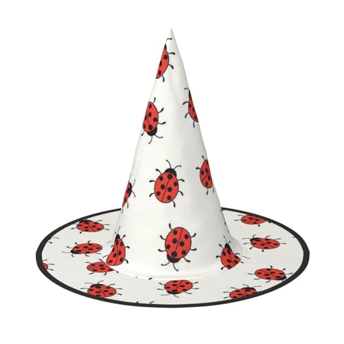 AUGUSTRUSH Verstellbarer Hexenhut für Damen und Herren, unendlich gesprenkelter Halloween-Hut, faltbares Halloween-Partyzubehör, spitze Zauberermütze für Cosplay, Karneval, Maskerade, 1 Stück von AUGUSTRUSH