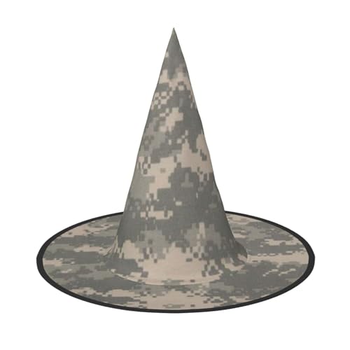 AUGUSTRUSH Verstellbarer Hexenhut für Frauen & Männer, Armee Digital Camouflage Halloween Hut Faltbare Halloween Party Zubehör Spitze Zauberer Kappe für Cosplay Karneval Maskerade 1PC AUGUSTRUSH Verstellbarer Hexenhut für Frauen & Männer, Armee Digital Camouflage Halloween Hut Faltbare Halloween Party Zubehör Spitze Zauberer Kappe für Cosplay Karneval Maskerade 1PC von AUGUSTRUSH