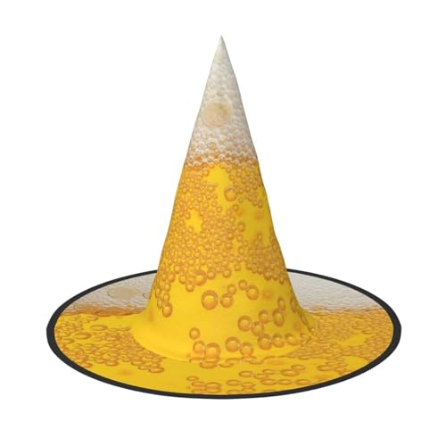 AUGUSTRUSH Verstellbarer Hexenhut für Frauen & Männer, Bierschaum Halloween Hut Faltbare Halloween Party Zubehör Spitze Zauberer Kappe für Cosplay Karneval Maskerade 1 Stück AUGUSTRUSH Verstellbarer Hexenhut für Frauen & Männer, Bierschaum Halloween Hut Faltbare Halloween Party Zubehör Spitze Zauberer Kappe für Cosplay Karneval Maskerade 1 Stück von AUGUSTRUSH