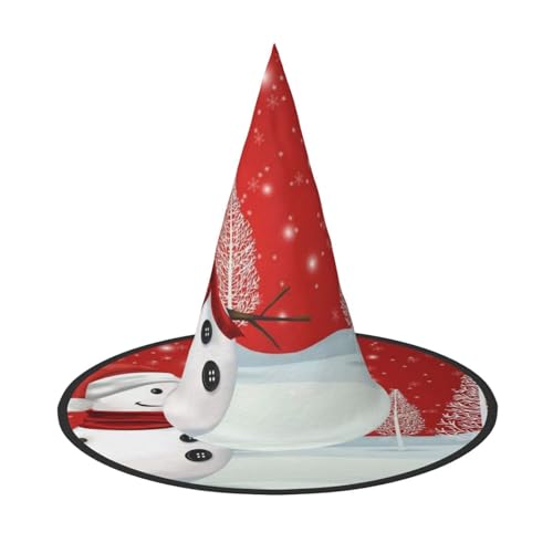 AUGUSTRUSH Verstellbarer Hexenhut für Frauen & Männer, Frohe Weihnachten Tag Halloween Hut Faltbare Halloween Party Zubehör Spitze Zauberer Kappe für Cosplay Karneval Maskerade 1PC AUGUSTRUSH Verstellbarer Hexenhut für Frauen & Männer, Frohe Weihnachten Tag Halloween Hut Faltbare Halloween Party Zubehör Spitze Zauberer Kappe für Cosplay Karneval Maskerade 1PC von AUGUSTRUSH