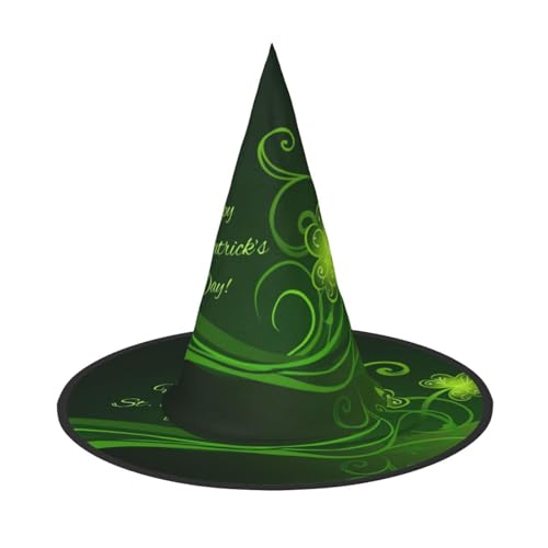 AUGUSTRUSH Verstellbarer Hexenhut für Frauen & Männer, Happy Holidays Halloween Hut, Faltbare Halloween Party Zubehör, Spitze Zauberer Kappe für Cosplay, Karneval, Maskerade, 1 Stück AUGUSTRUSH Verstellbarer Hexenhut für Frauen & Männer, Happy Holidays Halloween Hut, Faltbare Halloween Party Zubehör, Spitze Zauberer Kappe für Cosplay, Karneval, Maskerade, 1 Stück von AUGUSTRUSH