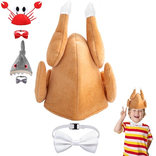 AUNGKWANG Hähnchen Hut, Lustige Mütze mit Fliege, Hendlhut CHICKEN/Fasching Oktoberfest Volksfest Halloween Karneval Geburtstag Party Kostüm Ostern, Lustige Hüte AUNGKWANG Hähnchen Hut, Lustige Mütze mit Fliege, Hendlhut CHICKEN/Fasching Oktoberfest Volksfest Halloween Karneval Geburtstag Party Kostüm Ostern, Lustige Hüte von AUNGKWANG