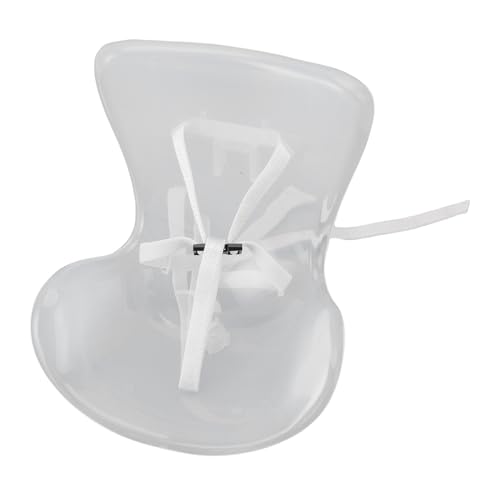 AUNMAS Autositz für Puppen, Miniatur -Plastik -Autosicherheit Puppenstuhl Ornamente Zubehör mit Luftentlüftungsclip für Sammler (Transparent) von AUNMAS