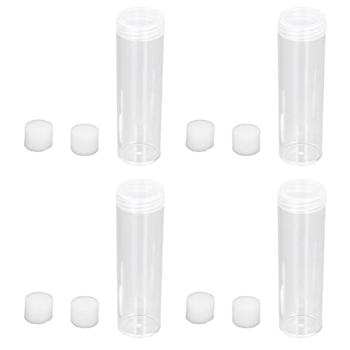 AUNMAS Rundes Klares Münzrohr, Plastikkapsel -Dime -Halter mit Kissenschwamm Wiederverwendbares Münzspeicherrohr für 0,98 in der Münzsammlung AUNMAS Rundes Klares Münzrohr, Plastikkapsel -Dime -Halter mit Kissenschwamm Wiederverwendbares Münzspeicherrohr für 0,98 in der Münzsammlung von AUNMAS