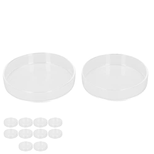 Petrischalen aus Glas, Borosilikat-Petriplatten, 10 Stück, Einfache Aufbewahrung für Laborexperimente und Unterricht Im Klassenzimmer Petrischalen aus Glas, Borosilikat-Petriplatten, 10 Stück, Einfache Aufbewahrung für Laborexperimente und Unterricht Im Klassenzimmer von AUNMAS