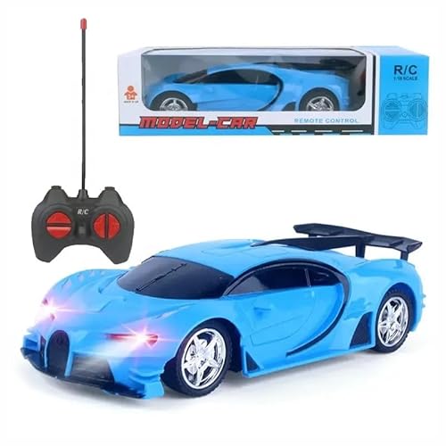 AURUM Ferngesteuertes Auto für Kinder – RC Sportwagen mit Drift-Funktion – 4-Kanal Funkfernsteuerung – 1:16 Modellauto – Blau – Geschenk für Jungen & Mädchen ab 6 Jahre (Blue) von AURUM