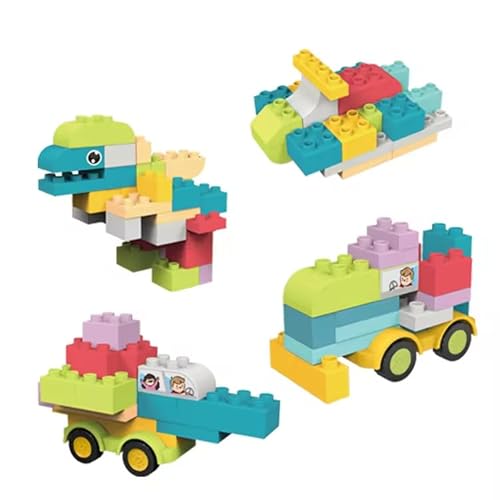 Soft Blocks Bausteine 53 Teile – Weiche Bauklötze Lernspielzeug ab 3 Jahren Soft Blocks Bausteine 53 Teile – Weiche Bauklötze Lernspielzeug ab 3 Jahren von AURUM