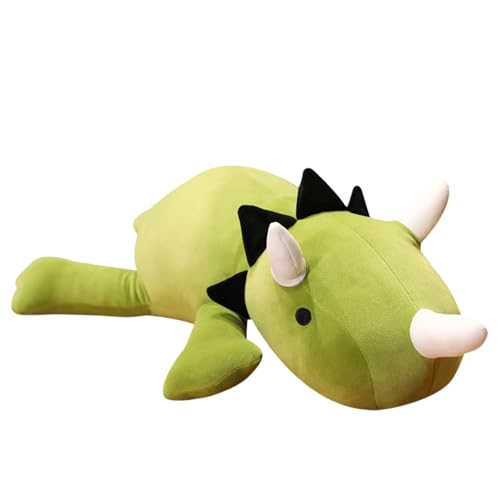 AURWEL XXL Dino Kuscheltier 60cm, Weiches Dino Spielzeug & Plüschtier, Großes Stofftier für Kinderzimmer-Deko, Einfach zu Reinigen Familie, Freunde und Tierliebhaber（Grün） von AURWEL
