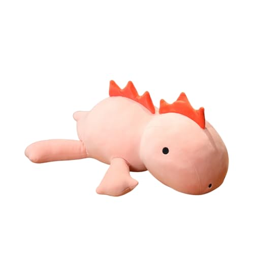 AURWEL XXL Dino Kuscheltier 60cm, Weiches Dino Spielzeug & Plüschtier, Großes Stofftier für Kinderzimmer-Deko, Einfach zu Reinigen Familie, Freunde und Tierliebhaber（Rosa） von AURWEL