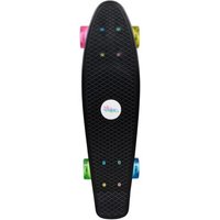 AUTHENTIC SPORTS & TOYS 293 NoRules Skateboard ABEC 5 Fun Neon, mit Leuchtrollen von AUTHENTIC