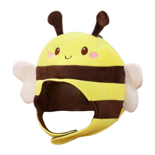AUTOECHO Bienenkopfbedeckung Hut, Bienenkopfbedeckung - Maskerade -Kopfabdeckung - Foto -Prop -Plüschhut, warme Kostüm Kopfbedeckung, Kostümkleid Kopfstück für Leistung AUTOECHO Bienenkopfbedeckung Hut, Bienenkopfbedeckung - Maskerade -Kopfabdeckung - Foto -Prop -Plüschhut, warme Kostüm Kopfbedeckung, Kostümkleid Kopfstück für Leistung von AUTOECHO