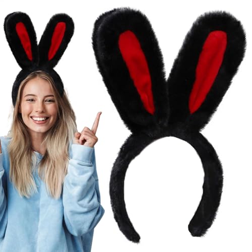 AUTOECHO Flauschige Hasenohren,Hasenohren Stirnband - Hase Cosplay Stirnbänder - Plüsch-Fuzzy-Ohren-Kopfbedeckung, süßes Hasenohren-Kostüm für Kinder, Ostern, Geburtstag AUTOECHO Flauschige Hasenohren,Hasenohren Stirnband - Hase Cosplay Stirnbänder - Plüsch-Fuzzy-Ohren-Kopfbedeckung, süßes Hasenohren-Kostüm für Kinder, Ostern, Geburtstag von AUTOECHO