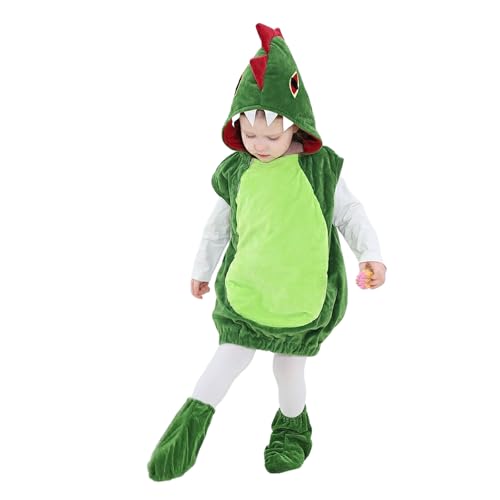 AUTOECHO Halloween-Dinosaurier-Kostüm,Halloween Cosplay Kostü | Niedliches Tierkostü für Jungen und Mädchen, Halloween-Kind-Dinosaurier-Verkleidungsparty von AUTOECHO