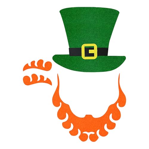 AUTOECHO Koboldhut-Papierausschnitte, St. Patricks Day-Ausschnitte - Dekorations-Requisiten für irische Feiertage - Fotodekoration, Ausschnitte zum St. Patricks Day für Kunstschule, Familientreffen, AUTOECHO Koboldhut-Papierausschnitte, St. Patricks Day-Ausschnitte - Dekorations-Requisiten für irische Feiertage - Fotodekoration, Ausschnitte zum St. Patricks Day für Kunstschule, Familientreffen, von AUTOECHO